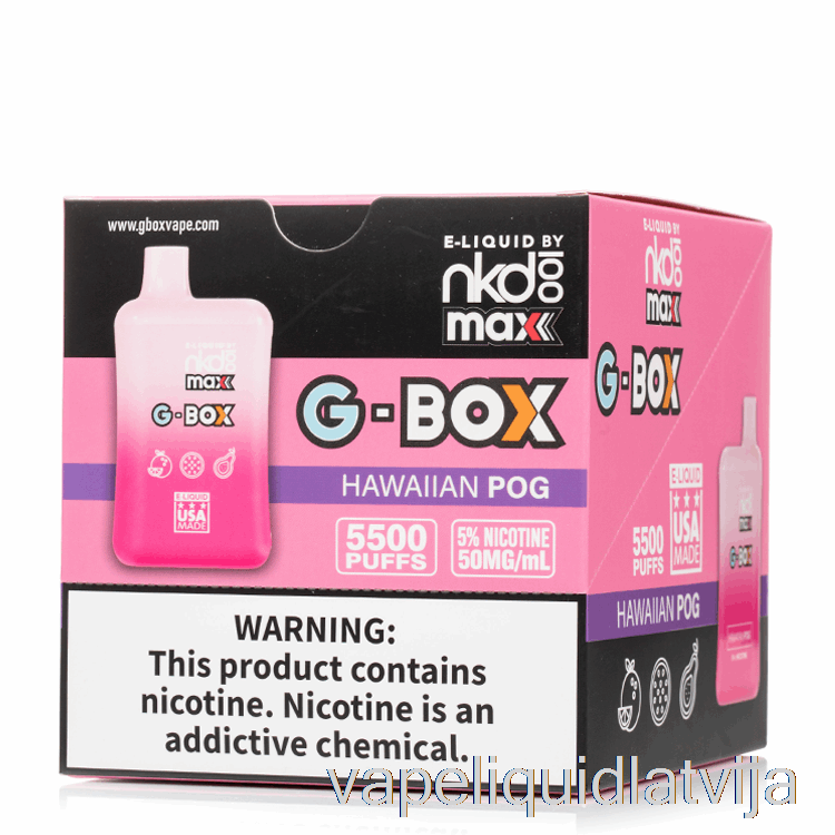 [10-pack] Gbox X Pliks 100 5500 Vienreizējās Lietošanas Vape šķidrums